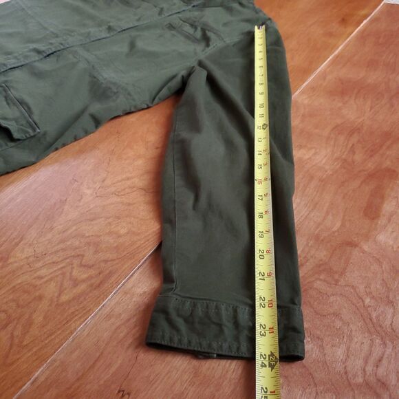 Military Style Field Jacket Sz XL Green Long Sleeve Utility Surplus Snap Front - Picture 10 of 11